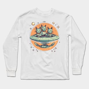 Alien cats Long Sleeve T-Shirt